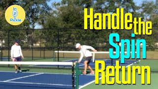 The SPIN pickleball return  Do you know what to do  In2Pickle [upl. by Quentin]