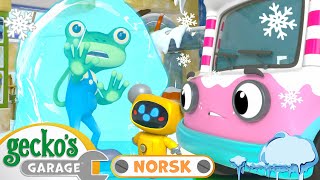 Gecko blir fryst  Geckos Garage Norske  Tegneserier for barn  Hele episoder på norsk [upl. by Notfa]