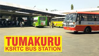 KSRTC Bus Station TUMAKURU Karnataka [upl. by Nodnek]