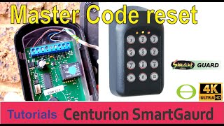 How to reset the Master Code and or default the Centurion SmartGuard keypad [upl. by Nauqat253]