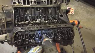 76 Pontiac 400ci V8 Engine Rebuild Part 1 Disassembly [upl. by Adiuqal]