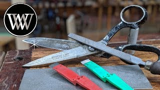 How To Sharpen Scissors Like A Pro [upl. by Rosabelle]