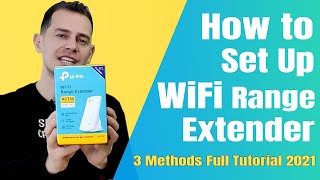 How to Setup WiFi Extender 3 Methods  Tutorial 2021 [upl. by Novert446]