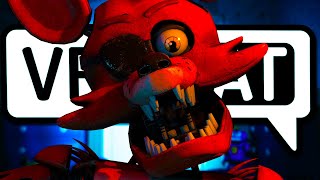 THE VOICE OF FOXY RETURNS TO VRCHAT FNAF [upl. by Nylyrehc17]