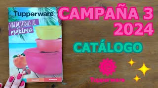 Catálogo Tupperware  Campaña 3  2024 [upl. by Aivat]