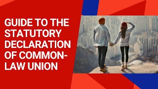 Quick Guide to a Statutory Declaration of CommonLaw Union [upl. by Cloris339]