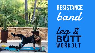 Resistance Band Butt Workout  BUTT Band WORKOUT [upl. by Rothschild138]