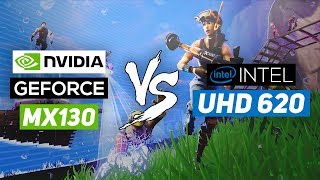 NVIDIA Geforce MX130 VS Intel UHD 620 Graphics 2019 [upl. by Hgielanna]