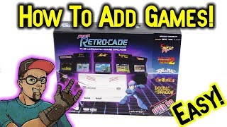 How To Add Games To The Super RetroCade EASY [upl. by Petronella]