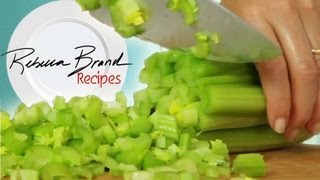 How to Chop Celery  Quick and Easy [upl. by Bahr580]