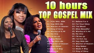 10 hours Gospel Songs Black 🙏 Best Gospel Mix With Lyrics Songs 2023 🙏 Top Gospel Songs All Time [upl. by Ecined]