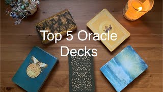 Top 5 Oracle Decks [upl. by Rafaello430]