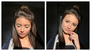 HalfUp Top Knot Tutorial  FineThin Hair  jennybeYOUty [upl. by Einial420]