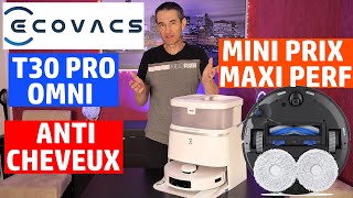 ✅ ECOVACS T30 PRO OMNI ✅ TEST ULTRA COMPLET ✅ [upl. by Becket]