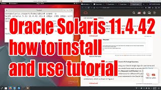 Oracle Solaris 11442 how to install and use tutorial  August 2024  3e82598b [upl. by Rehc]