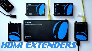 CAT6 HDMI Extenders With UHD 4K60Hz Support [upl. by Ahtnamys]