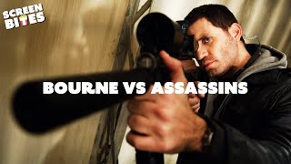 Jason Bourne vs Assassins  The Bourne Identity 2002  Screen Bites [upl. by Ardussi]