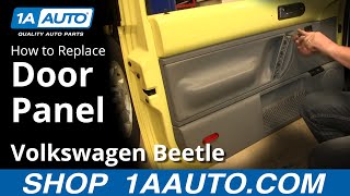 How To Remove Door Panel 9810 VW Volkswagen Beetle [upl. by Weiss]