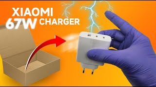 Xiaomi 67 W GaN Charger Unboxing  ASMR [upl. by Brentt]