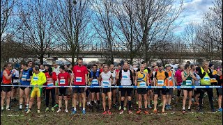 Cross di Settimo Torinese 11022024  Video partenze e arrivi [upl. by Cumine]