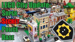 LEGO City Update  Super Secret Police Base  Modular Police Station 10278 👮‍♂️👮‍♀️🚨🏹 [upl. by Eineg]