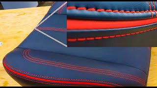 How to Make Stunning Decorative Seams  UPHOLSTERY TIPS [upl. by Aurore]