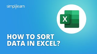 How To Sort Data In Excel  Sorting Data in Excel  Excel Tutorial For Beginners  Simplilearn [upl. by Philana550]