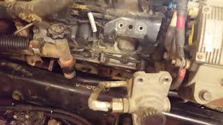 International Diesel Engine MaxxForce 7 Exhaust Manifold Leak [upl. by Nohsav380]