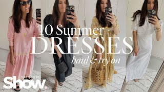 10 Summer Dresses Haul amp TryOn With Fashion Stylist  SheerLuxe Show [upl. by Daniela]