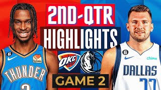 Dallas Mavericks vs Oklahoma City Thunder Game 2 Highlights 2ndQTR  May 9  2024 NBA Playoffs [upl. by Aholah]