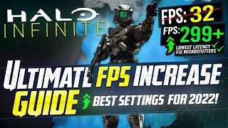 🔧 HALO INFINITE Dramatically increase performance  FPS with any setup BEST SETTINGS ✅ [upl. by Ocirederf]