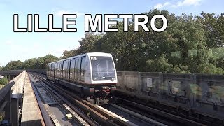 🇨🇵 Lille Metro  Métro de Lille 2018 [upl. by Ashman]