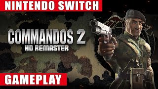 Commandos 2 HD Remaster Nintendo Switch Gameplay [upl. by Zedekiah]