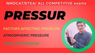 115 pressurefactors affecting pressure chemistry mcqs for MDCAT ETEA and all competitive exams [upl. by Alracal]