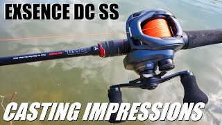 Shimano EXSENCE DC SS on the water CASTING IMPRESSIONS [upl. by Aicella]