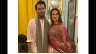 Hania Amir and Asim Azher at Iqra Aziz Wedding [upl. by Edith]