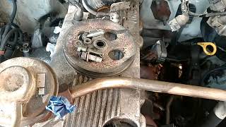 Nissan D21 EGR and Bolts for Exhaust and Intake Removed [upl. by Geno]