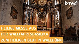 Heilige Messe aus der Wallfahrtsbasilika zum Heiligen Blut in Walldürn  15112024 [upl. by Rese]