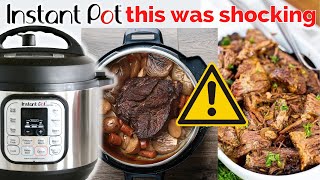 Do NOT use the INSTANT POT as a SLOW COOKER Instant Pot vs Crock Pot Roast [upl. by Deth397]