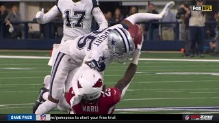 Jonathan Ward Helmet Catch  Cardinals vs Cowboys [upl. by Yevreh]