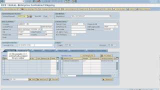 Processing an LTL Shipment in SAP [upl. by Zipah]