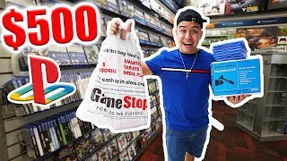 THE 500 GAMESTOP CHALLENGE PS4 EDITION PLAYSTATION [upl. by Hannover794]