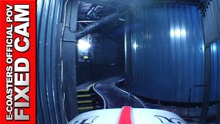 Eurosat Europa Park  Indoor Roller Coaster POV On Ride Lights Mack Rides Theme Park Germany [upl. by Itida]