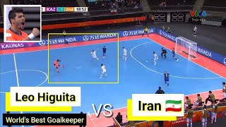 Best saves goalkeeper  Leo Higuita vs Iran Futsal [upl. by Haff]