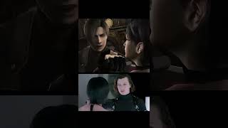 Resident Evil 4 Game  Resident Evil 5 La pelicula juegos viralvideo comparison [upl. by Ambrosia]