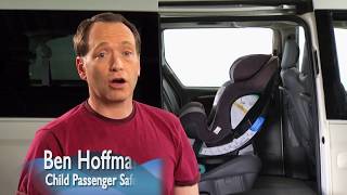 Installing a Rearfacing Car Safety Seat  American Academy of Pediatrics AAP [upl. by Jamille]