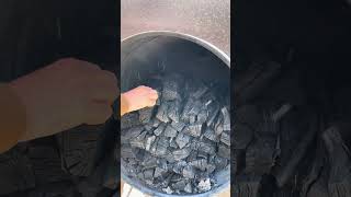 Making Charcoal using our Homemade Retort Kiln [upl. by Larcher218]