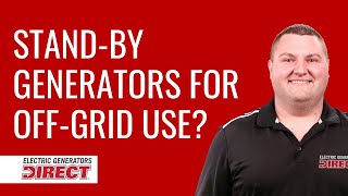 Why Standby Generators Are Not the Best Choice for OffGrid Use [upl. by Elyrad]