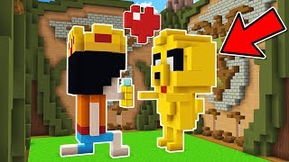 TROLLINO PIDE MATRIMONIO A MIKECRACK 😱💍 SAN VALENTIN EN MINECRAFT BUILD BATTLE [upl. by Rol]