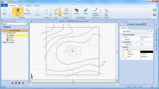 Tutoriel Vidéo Edificius  Dessiner le Terrain  les courbes de niveau  ACCA software [upl. by Ceil]